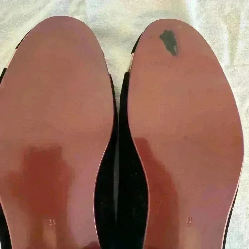 Ferucci black slipper loafers size 8 - Picture 6 of 13
